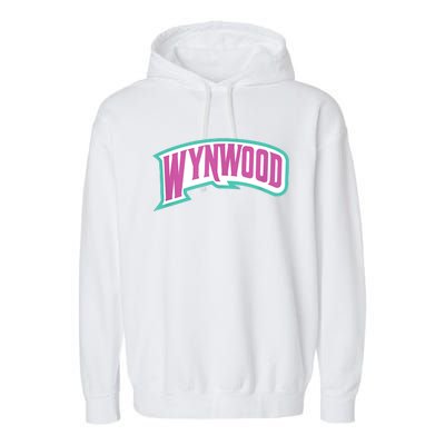 Miami Wynwood Design District For Tourist & Miami Locals Garment-Dyed Fleece Hoodie