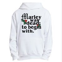 Marley Was Dead To Begin With Mistletoe Christmas Urban Pullover Hoodie