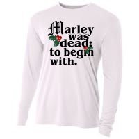 Marley Was Dead To Begin With Mistletoe Christmas Cooling Performance Long Sleeve Crew