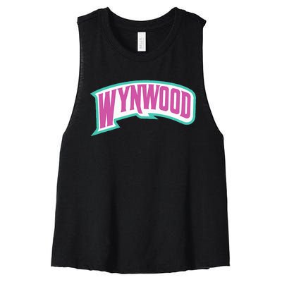 Miami Wynwood Design District For Tourist & Miami Locals Women's Racerback Cropped Tank