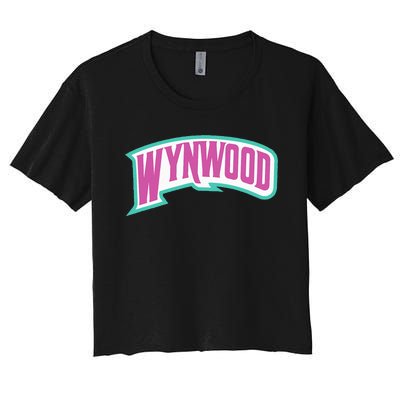 Miami Wynwood Design District For Tourist & Miami Locals Women's Crop Top Tee