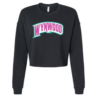 Miami Wynwood Design District For Tourist & Miami Locals Cropped Pullover Crew