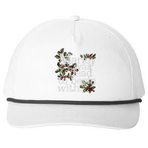 Marley Was Dead To Begin With Funny Novelty Christmas Snapback Five-Panel Rope Hat