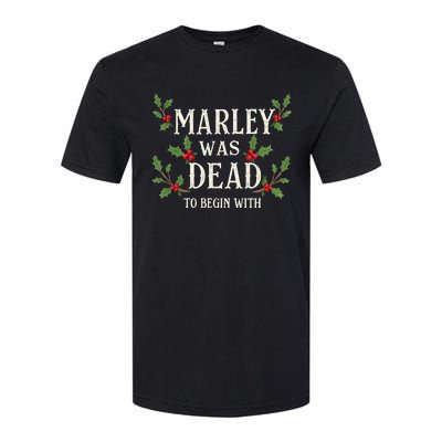 Marley Was Dead To Begin With Christmas Xmas Softstyle CVC T-Shirt