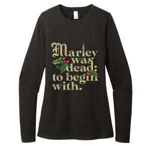 Marley Was Dead To Begin With Womens CVC Long Sleeve Shirt