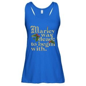 Marley Was Dead To Begin With Ladies Essential Flowy Tank