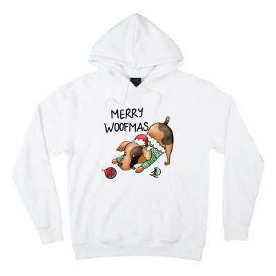 Merry Woofmas Dog Christmas Hoodie