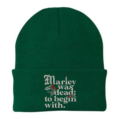 Marley Was Dead To Begin With Knit Cap Winter Beanie