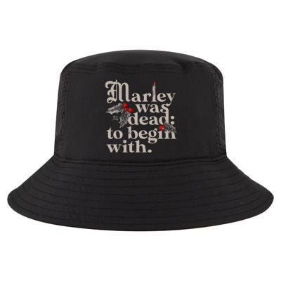 Marley Was Dead To Begin With Cool Comfort Performance Bucket Hat