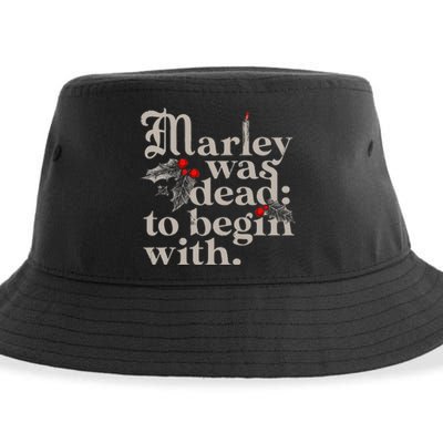 Marley Was Dead To Begin With Sustainable Bucket Hat