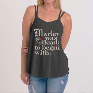 Marley Was Dead To Begin With Women's Strappy Tank