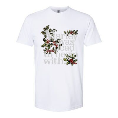 Marley Was Dead To Begin With Funny Novelty Christmas Softstyle CVC T-Shirt