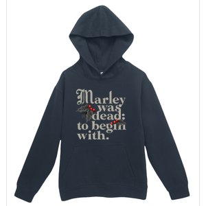 Marley Was Dead To Begin With Funny Quote Xmas Urban Pullover Hoodie