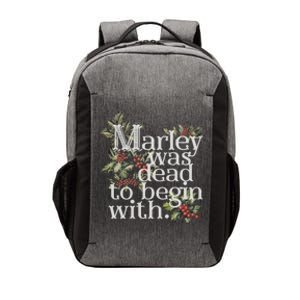 Marley Was Dead: To Begin With Funny Novelty Christmas Vector Backpack