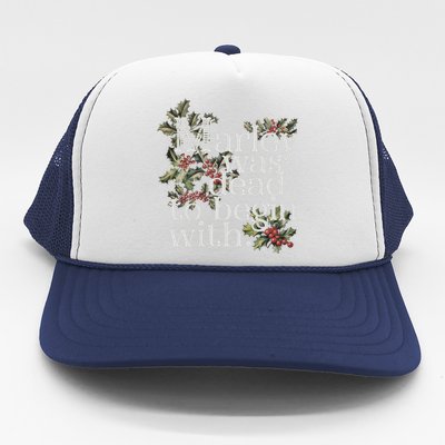 Marley Was Dead: To Begin With Funny Novelty Christmas Trucker Hat