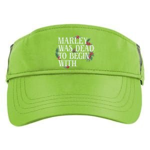 Marley Was Dead: To Begin With Funny Novelty Christmas Adult Drive Performance Visor