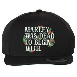 Marley Was Dead: To Begin With Funny Novelty Christmas Wool Snapback Cap