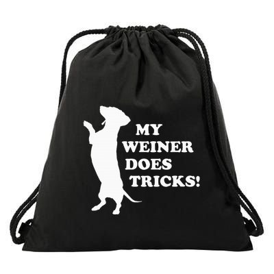 My Weiner Does Tricks Drawstring Bag