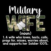 Military Wife Definition Wife Of A Soldier Wife Gift Cooling Performance Crew T-Shirt