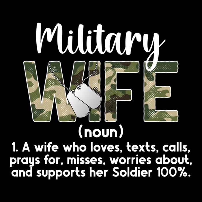 Military Wife Definition Wife Of A Soldier Wife Gift Flat Bill Trucker Hat