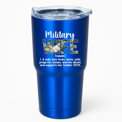 Military Wife Definition Wife Of A Soldier Wife Gift Tumbler