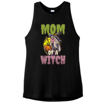 Mom Witch Design Halloween Witch Meaningful Gift Ladies PosiCharge Tri-Blend Wicking Tank