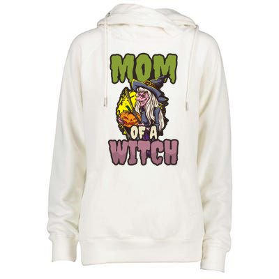 Mom Witch Design Halloween Witch Meaningful Gift Womens Funnel Neck Pullover Hood