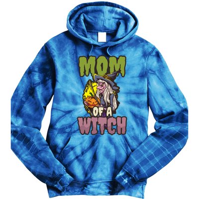 Mom Witch Design Halloween Witch Meaningful Gift Tie Dye Hoodie