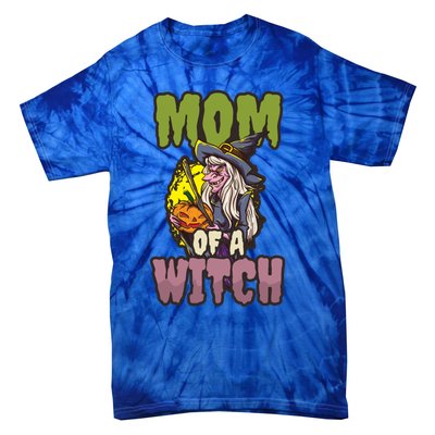 Mom Witch Design Halloween Witch Meaningful Gift Tie-Dye T-Shirt