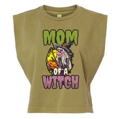 Mom Witch Design Halloween Witch Meaningful Gift Garment-Dyed Women's Muscle Tee