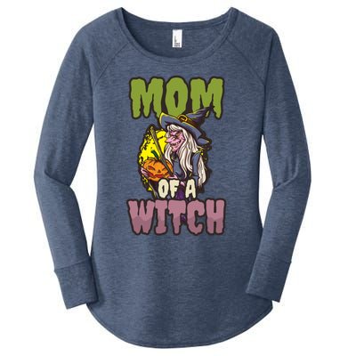 Mom Witch Design Halloween Witch Meaningful Gift Women's Perfect Tri Tunic Long Sleeve Shirt