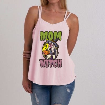 Mom Witch Design Halloween Witch Meaningful Gift Women's Strappy Tank