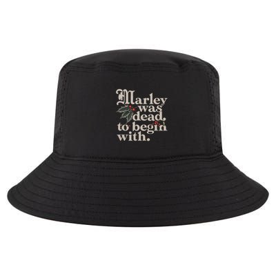 Marley Was Dead To Begin With Funny Quote Cool Comfort Performance Bucket Hat
