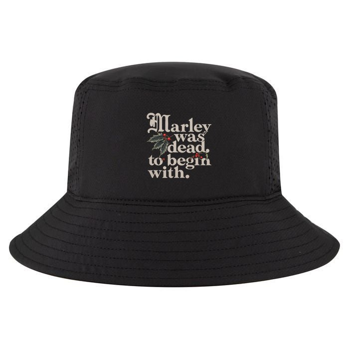 Marley Was Dead To Begin With Funny Quote Cool Comfort Performance Bucket Hat