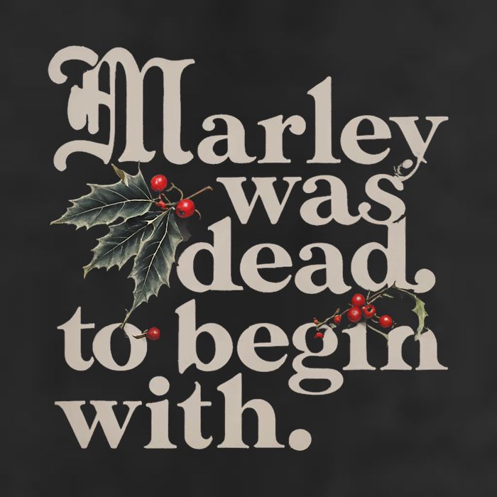 Marley Was Dead To Begin With Funny Quote Cool Comfort Performance Bucket Hat