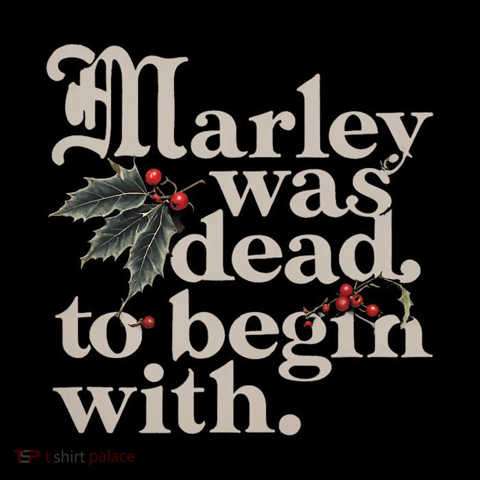 Marley Was Dead To Begin With Funny Quote Apron