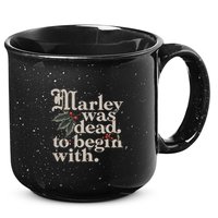Marley Was Dead To Begin With Funny Quote 15oz Campfire Ceramic Mug