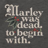 Marley Was Dead To Begin With Funny Quote Vector Backpack