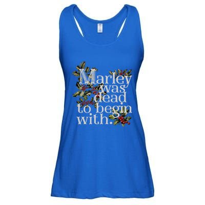 Marley Was Dead To Begin With Ladies Essential Flowy Tank