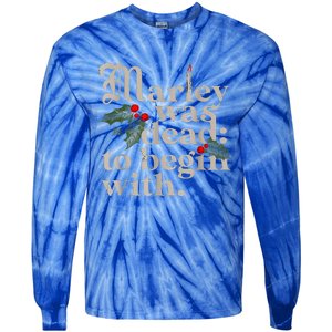 Marley Was Dead To Begin With Tie-Dye Long Sleeve Shirt