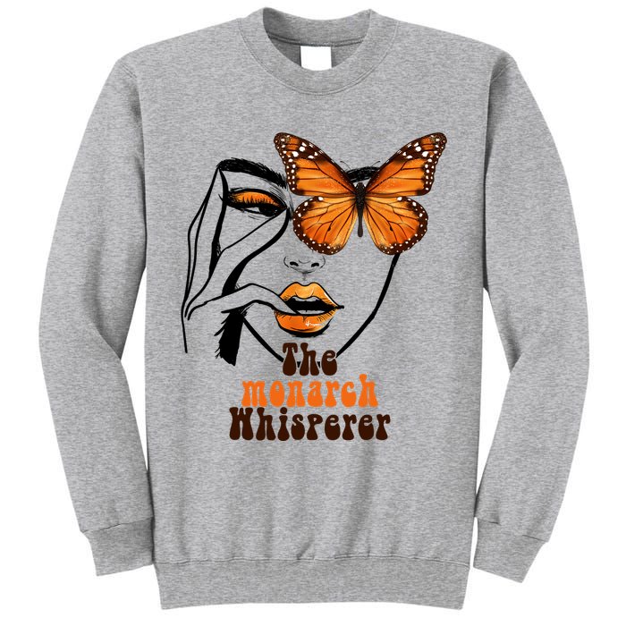 Monarch Whisperer Endangered Butterfly Nature Lover Tall Sweatshirt
