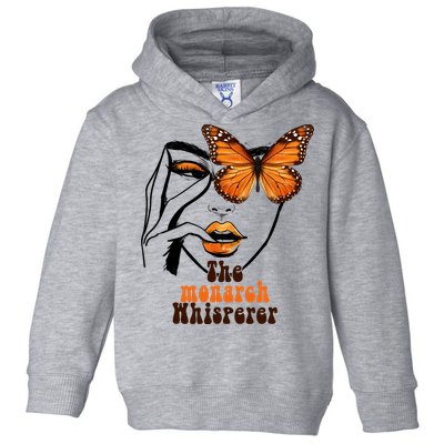 Monarch Whisperer Endangered Butterfly Nature Lover Toddler Hoodie