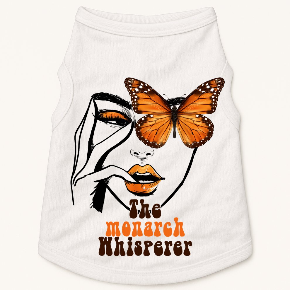 Monarch Whisperer Endangered Butterfly Nature Lover Doggie Tank