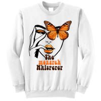 Monarch Whisperer Endangered Butterfly Nature Lover Sweatshirt