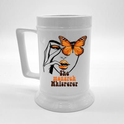 Monarch Whisperer Endangered Butterfly Nature Lover Beer Stein