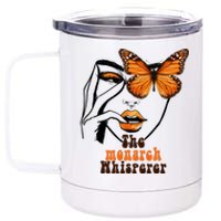 Monarch Whisperer Endangered Butterfly Nature Lover 12 oz Stainless Steel Tumbler Cup