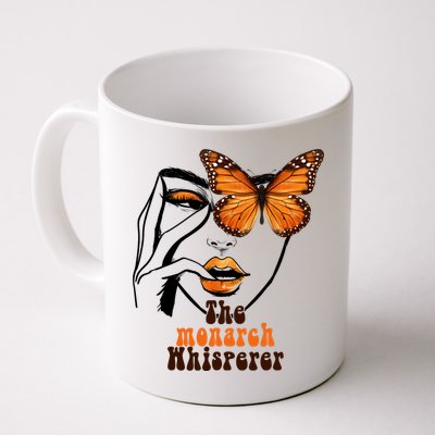 Monarch Whisperer Endangered Butterfly Nature Lover Mug