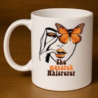 Monarch Whisperer Endangered Butterfly Nature Lover 11oz C Handle Ceramic Mug