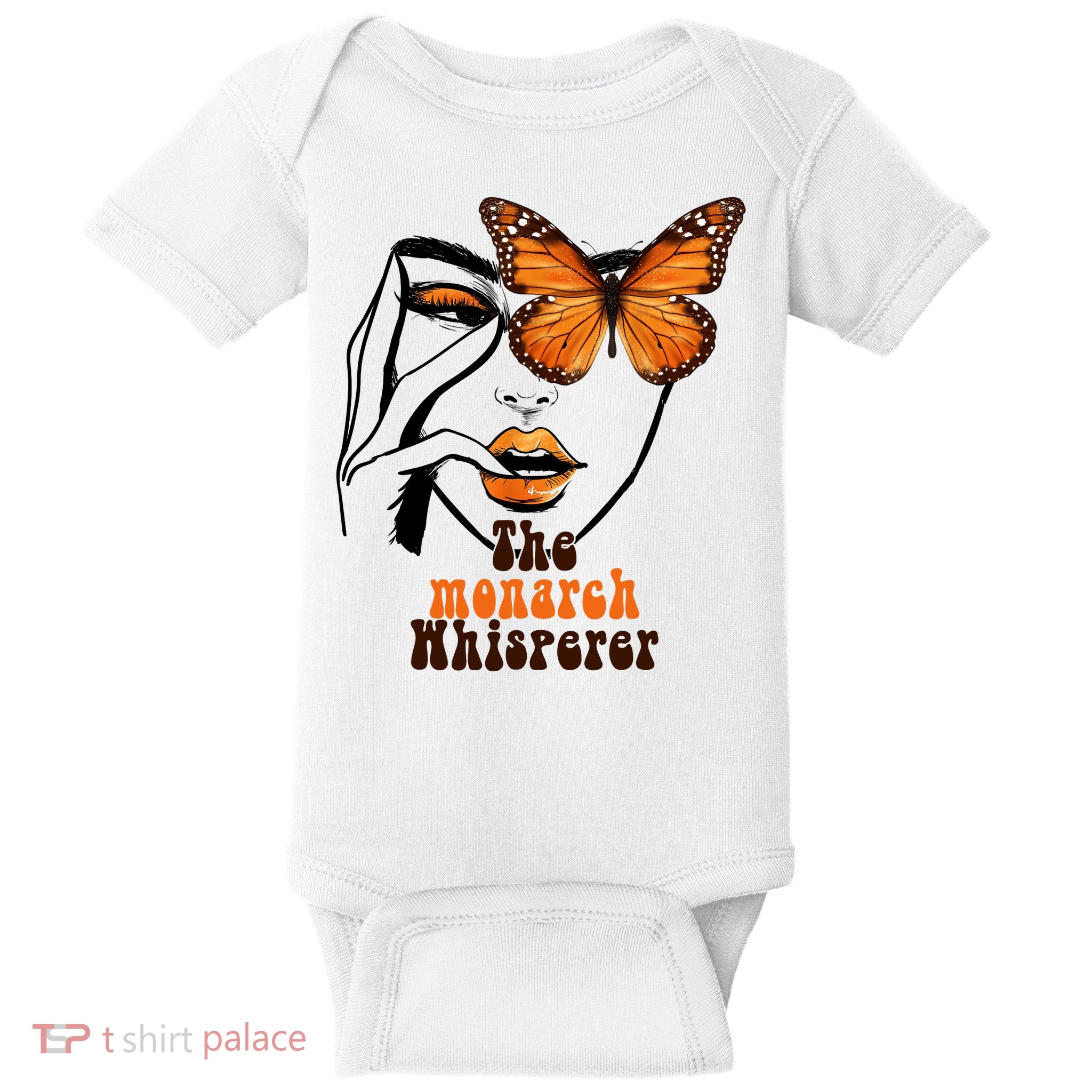 Monarch Whisperer Endangered Butterfly Nature Lover Baby Bodysuit