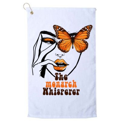 Monarch Whisperer Endangered Butterfly Nature Lover Golf Towel